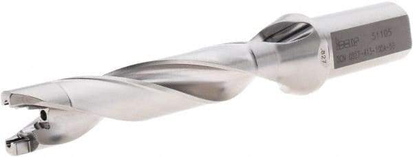 Iscar - 0.827" to 0.862" Diam, 5xD, 4.13" Max Depth, 1" Shank Diam, 7.64" OAL, Replaceable-Tip Drill - FCP, ICK, ICK-2M, ICM, ICP, iCP-2M Insert, 35498732 Toolholder, Series SumoCham - USA Tool & Supply