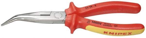 Knipex - 8" OAL, Cutting Pliers - 2-11/16" Jaw Length x 11/16" Jaw Width - USA Tool & Supply