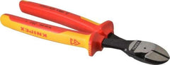 Knipex - 10" OAL, 3/16" Capacity, Diagonal Cutter - 15/16" Jaw Length x 1-1/16" Jaw Width - USA Tool & Supply