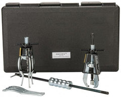 Posi Lock Puller - 5 Piece, 5 Ton Capacity, 1/2 to 5" Spread, Slide Hammer Set - 3 Jaws, 4" Reach - USA Tool & Supply