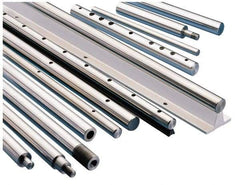 Thomson Industries - 1/4" Diam, 5' Long, Stainless Steel Standard Round Linear Shafting - 50-55C Hardness, .2495/.2490 Tolerance - USA Tool & Supply