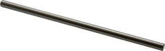 Thomson Industries - 1/4" Diam, 6" Long, Steel Standard Round Linear Shafting - 60-65C Hardness, .2495/.2490 Tolerance - USA Tool & Supply