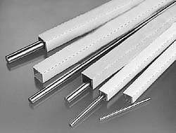 Thomson Industries - 12mm Diam, 500mm Long, Steel Coaxial Hole Round Linear Shafting - 60C Hardness - USA Tool & Supply