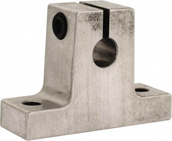 Thomson Industries - 1/4" Diam, Aluminum Alloy Shaft Support - Plain Shafting - USA Tool & Supply