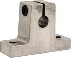 Thomson Industries - 1/4" Diam, Aluminum Alloy Shaft Support - Plain Shafting - USA Tool & Supply
