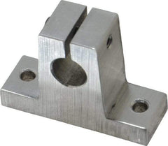 Thomson Industries - 3/8" Diam, Aluminum Alloy Shaft Support - Plain Shafting - USA Tool & Supply