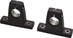 Thomson Industries - 3/4" Diam, Malleable Iron Alloy Shaft Support - Plain Shafting - USA Tool & Supply