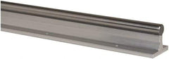 Thomson Industries - 1/2" Shaft Diam, 1-1/2" Base Width, Steel Shaft, Aluminum Rail, Round Shaft Assemblies - 24" Long, 1/4" Neck Width - USA Tool & Supply