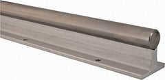 Thomson Industries - 1" Shaft Diam, 2.13" Base Width, Steel Shaft, Aluminum Rail, Round Shaft Assemblies - 24" Long, 1/2" Neck Width - USA Tool & Supply