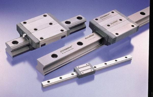 Thomson Industries - 150.1mm L x 48mm W x 29.5mm H, 35mm Transverse Hole Spcg, 35mm Lateral Hole Spcg, Self Lubricating Narrow Long Ball Carriage - 12.5mm Overhang, M6 Hole, 13556 Static Capacity - USA Tool & Supply