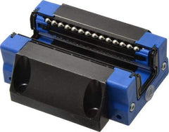 Thomson Industries - 71.5mm L x 63mm W x 25.5mm H, 40mm Transverse Hole Spcg, 53mm Lateral Hole Spcg, Standard Ball Carriage - 21.5mm Overhang, M6 Hole, 30" High Assembly - USA Tool & Supply