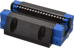 Thomson Industries - 87.5mm L x 63mm W x 25.5mm H, 40mm Transverse Hole Spcg, 53mm Lateral Hole Spcg, Standard Long Ball Carriage - 21.5mm Overhang, M6 Hole, 30" High Assembly - USA Tool & Supply