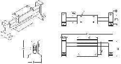 Thomson Industries - Manually Driven Linear Motion System - 12" Long x 4" Wide - USA Tool & Supply