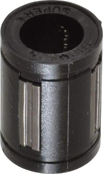 Thomson Industries - 3/8" ID, 100 Lb Dynamic Load Capacity, Closed Linear Bearing - 5/8" OD - USA Tool & Supply