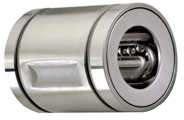 Thomson Industries - 2" Inside Diam, 1,100 Lbs. Dynamic Capacity, Open Linear Bearing - USA Tool & Supply
