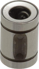 Thomson Industries - 1/4" ID, 19 Lb Dynamic Load Capacity, Closed Linear Bearing - 1/2" OD - USA Tool & Supply