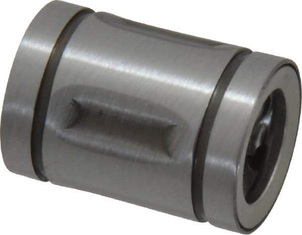 Thomson Industries - 3/8" ID, 37 Lb Dynamic Load Capacity, Closed Linear Bearing - 5/8" OD - USA Tool & Supply