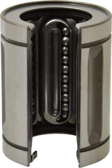 Thomson Industries - 1-1/4" Inside Diam, 520 Lbs. Dynamic Capacity, Open Linear Bearing - USA Tool & Supply