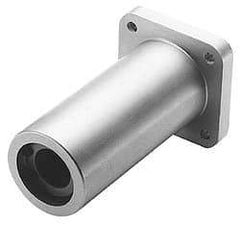 Thomson Industries - 2-1/4" Inside Diam, 1900/3800 Lbs. Dynamic Capacity, Twin Flanged Pillow Block Linear Bearing - 2-3/4" Overall Width - USA Tool & Supply