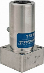 Thomson Industries - 1-3/4" Inside Diam, 1130/2260 Lbs. Dynamic Capacity, Twin Flanged Pillow Block Linear Bearing - 2.38" Overall Width - USA Tool & Supply