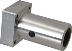 Thomson Industries - 1-3/4" Inside Diam, 1130/2260 Lbs. Dynamic Capacity, Twin Flanged Pillow Block Linear Bearing - 2.38" Overall Width - USA Tool & Supply