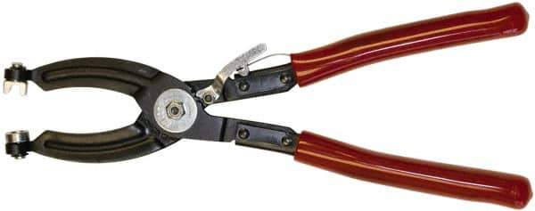 Mag-Mate - 10-1/2" OAL, Hose Clamp Pliers - Straight Jaw, Vinyl Coated Handles - USA Tool & Supply