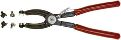 Mag-Mate - 10-1/2" OAL, Hose Clamp Pliers - Straight Jaw, Vinyl Coated Handles - USA Tool & Supply