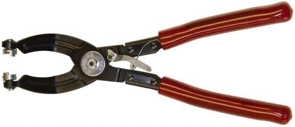 Mag-Mate - 10-1/2" OAL, Hose Clamp Pliers - 45° Jaw, Vinyl Coated Handles - USA Tool & Supply