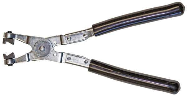 Mag-Mate - 9" OAL, Click Style Hose Clamp Pliers - Straight Jaw, Vinyl Coated Handles - USA Tool & Supply