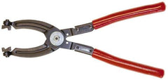 Mag-Mate - 10-1/2" OAL, Click Style Hose Clamp Pliers - Straight Jaw, Vinyl Coated Handles - USA Tool & Supply