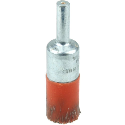 1/2″ Polyflex Encapsulated Crimped Wire End Brush, .0104″ Steel Fill - USA Tool & Supply