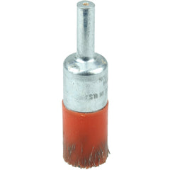 1/2″ Polyflex Encapsulated Crimped Wire End Brush, .0104″ Steel Fill - USA Tool & Supply