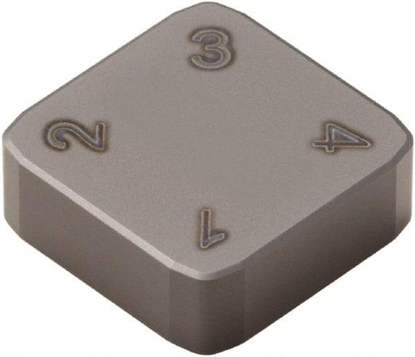 Seco - SNEN32 M06 Grade CBN200 CBN Milling Insert - Uncoated, 1/8" Thick, 3/8" Inscribed Circle - USA Tool & Supply