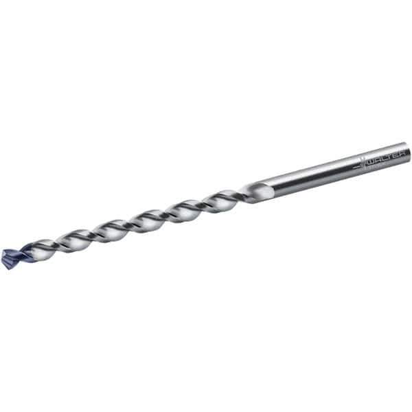 Walter-Titex - 9.8mm, 130° Point, Parabolic Flute, Cobalt Taper Length Drill Bit - Tinal Point Finish, 121mm Flute Length, 184mm OAL, Series A1549TFP - USA Tool & Supply