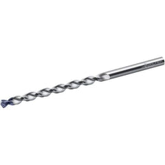 Walter-Titex - 9.8mm, 130° Point, Parabolic Flute, Cobalt Taper Length Drill Bit - Tinal Point Finish, 121mm Flute Length, 184mm OAL, Series A1549TFP - USA Tool & Supply