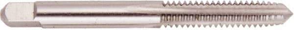 Regal Cutting Tools - #3-48 UNC 2B 3 Flute Bright Finish High Speed Steel Straight Flute Standard Hand Tap - Plug, Right Hand Thread, 1-13/16" OAL, 1/2" Thread Length, H2 Limit, Oversize - Exact Industrial Supply
