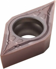 Seco - DCMT21.51 F1 Grade TP1030 Cermet Turning Insert - Uncoated, 55° Diamond, 1/4" Inscr Circle, 3/32" Thick, 1/64" Corner Radius - USA Tool & Supply