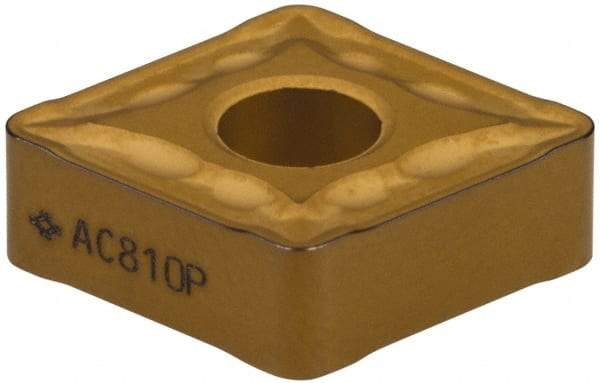 Sumitomo - CNMG644 EMU Grade AC820P Carbide Turning Insert - 80° Diamond, 3/4" Inscr Circle, 1/4" Thick, 1/16" Corner Radius - USA Tool & Supply