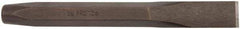 Proto - 4-7/8" OAL x 1/4" Blade Width Cold Chisel - 1/4" Tip, 3/16" Stock, Steel Handle - USA Tool & Supply