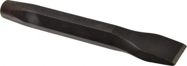 Proto - 8-1/4" OAL x 1-3/16" Blade Width Cold Chisel - 1-3/16" Tip, 1" Stock, Steel Handle - USA Tool & Supply