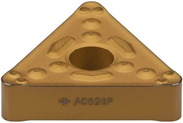 Sumitomo - TNMG321 ENG Grade AC820P Carbide Turning Insert - 60° Triangle, 3/8" Inscr Circle, 1/8" Thick, 1/64" Corner Radius - USA Tool & Supply