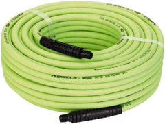 Legacy - 1/4" ID x 0.46" OD 100' Long Multipurpose Air Hose - MNPT x MNPT Ends, 300 Working psi, 140°, 1/4" Fitting, Green - USA Tool & Supply