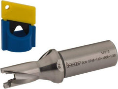 Iscar - 3/4" to 0.783" Diam, 1.5xD, 1.12" Max Depth, 1" Shank Diam, 4-1/2" OAL, Replaceable-Tip Drill - FCP, ICK, ICK-2M, ICM, ICN, ICP, iCP-2M Insert, 19 Seat Size, 35585785 Toolholder, Series SumoCham - USA Tool & Supply
