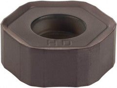 Kennametal - HNPJ43 HD Grade KC520M Carbide Milling Insert - TiAlN Finish, 0.1731" Thick, 12mm Inscribed Circle, 1mm Corner Radius - USA Tool & Supply