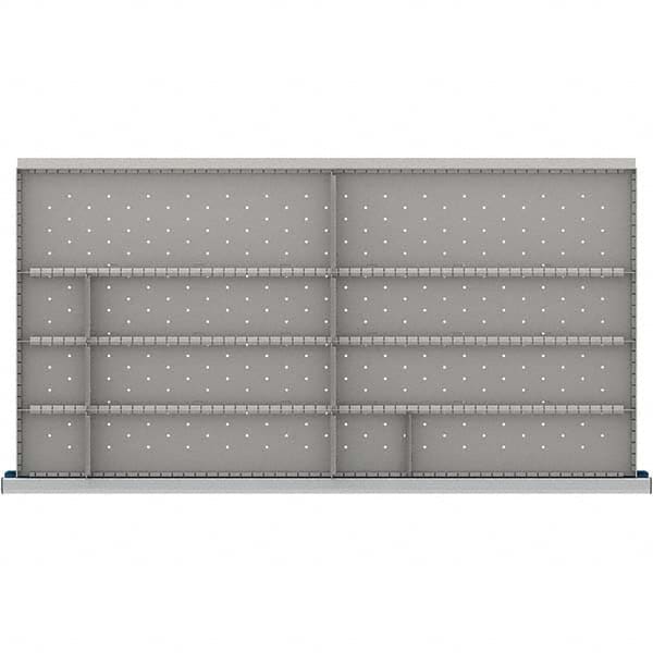 LISTA - 12-Compartment Drawer Divider Layout for 3.15" High Drawers - USA Tool & Supply