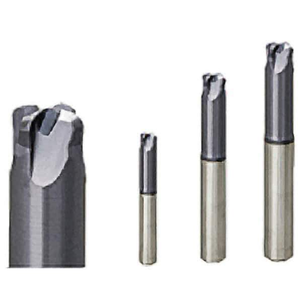 Iscar - 20mm, 4 Flute, Single End, Solid Carbide, 4.02mm Corner Radius End Mill - 104mm OAL, Right Hand Flute, 1mm LOC, Right Hand Cut, 46mm Extended Reach - USA Tool & Supply
