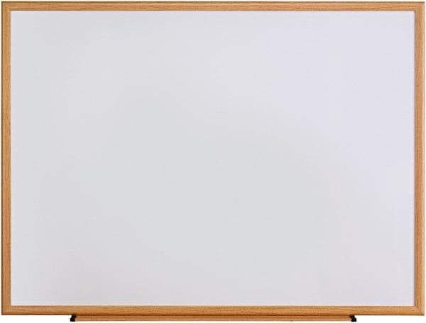 Universal One - 36" High x 48" Wide Dry Erase - Melamine, Includes Mounting Kit - USA Tool & Supply