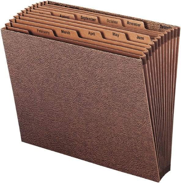 SMEAD - 8-1/2 x 11", Letter Size, Redrope, Indexed Sorters - USA Tool & Supply