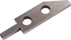 Mitutoyo - 3-1/2" OAL, Polished Stainless Steel Caliper Interchangeable Jaw - 1 Piece, For Use with Coolant Proof Calipers - USA Tool & Supply