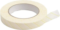 Dynalon Labware - White Paper Tape - 4-3/4" Wide x 164' Long x 3.937 mil Thick, Autoclavable with Minimum Temp 121 C/249 F, Changes Color From White to Brown - USA Tool & Supply